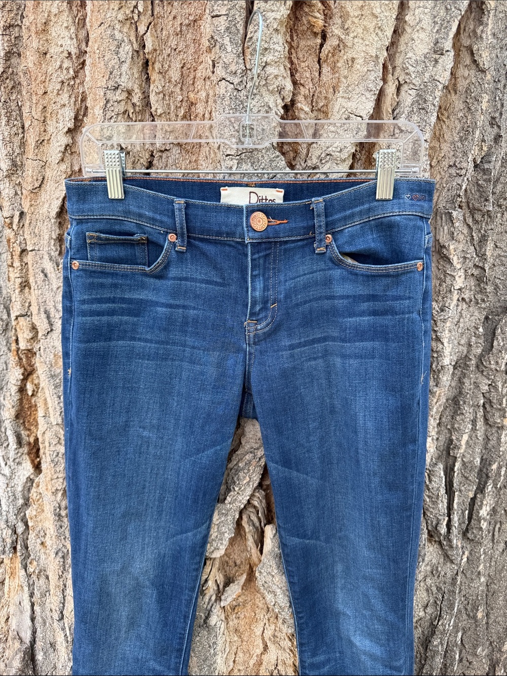 Dittos jeans skinny flare mid rise